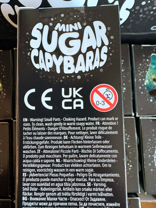 Sugar squishy Capybara, box of three different colours