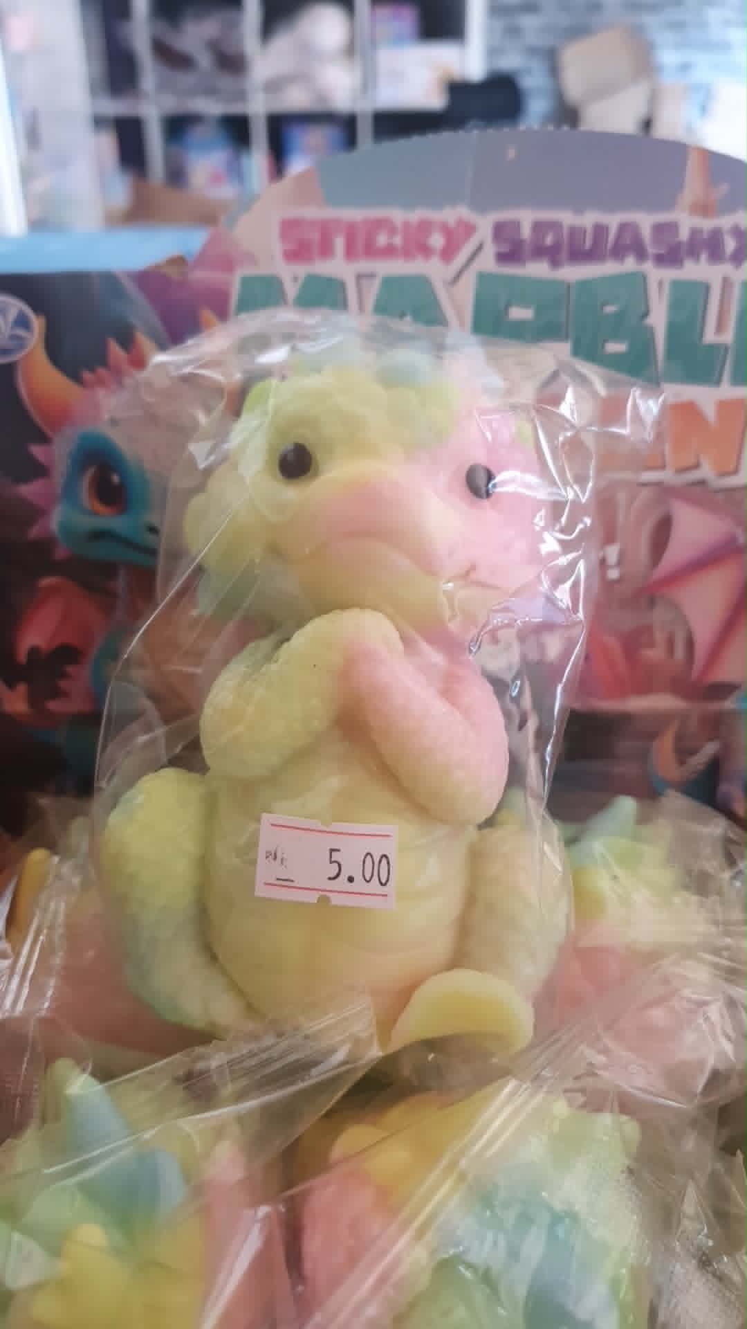 Marble Dragon squishy toy