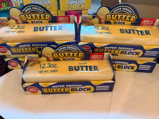 Viral foam/dough filled large squishy butter