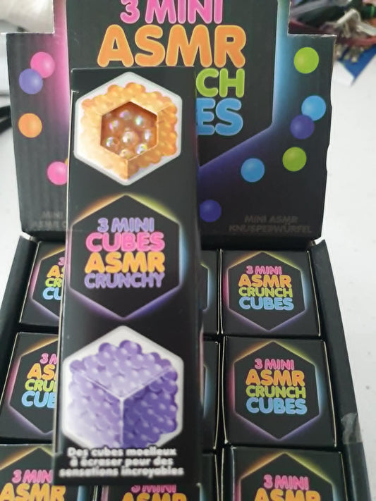 ASMR crunch cubes 3 pack
