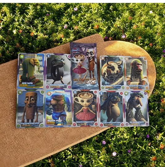 Trading cards, Stitch & Brainrot