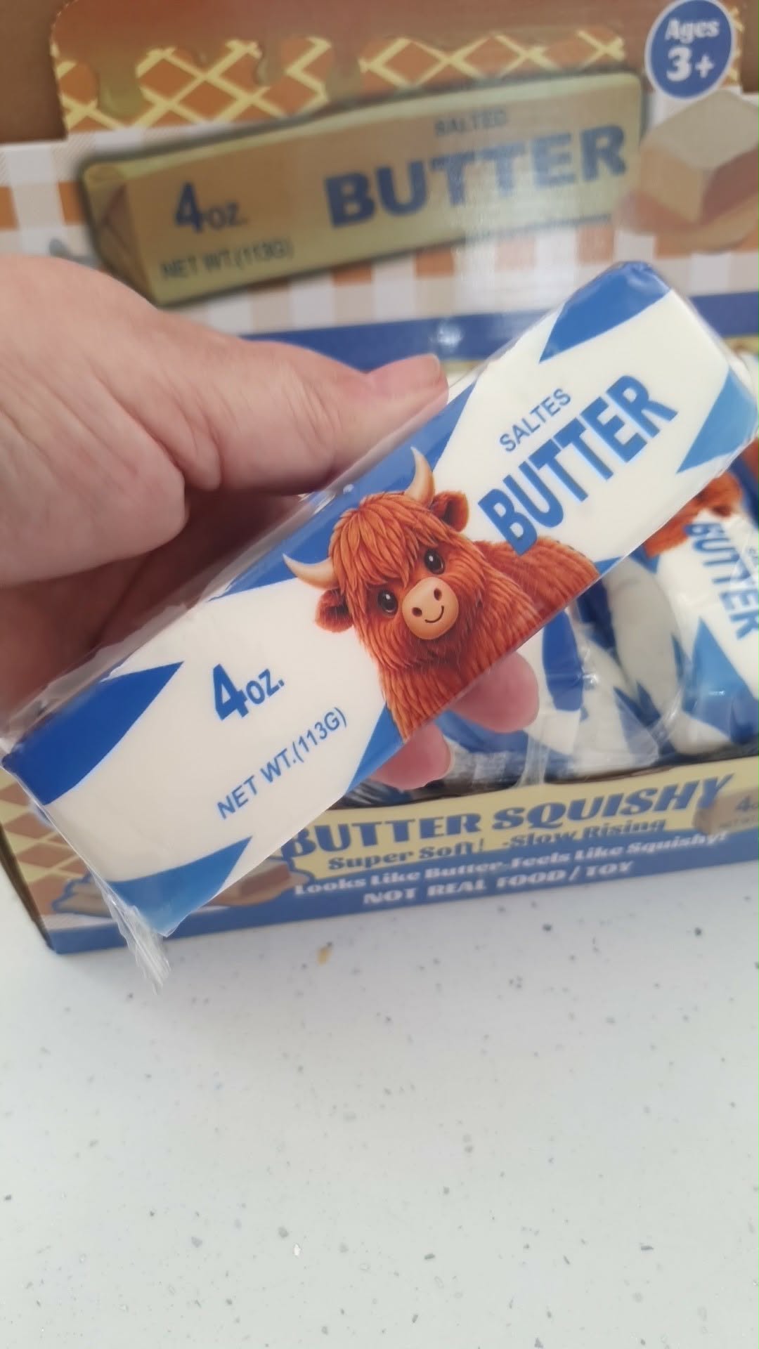 Small Squishy slow rise Scotland butter