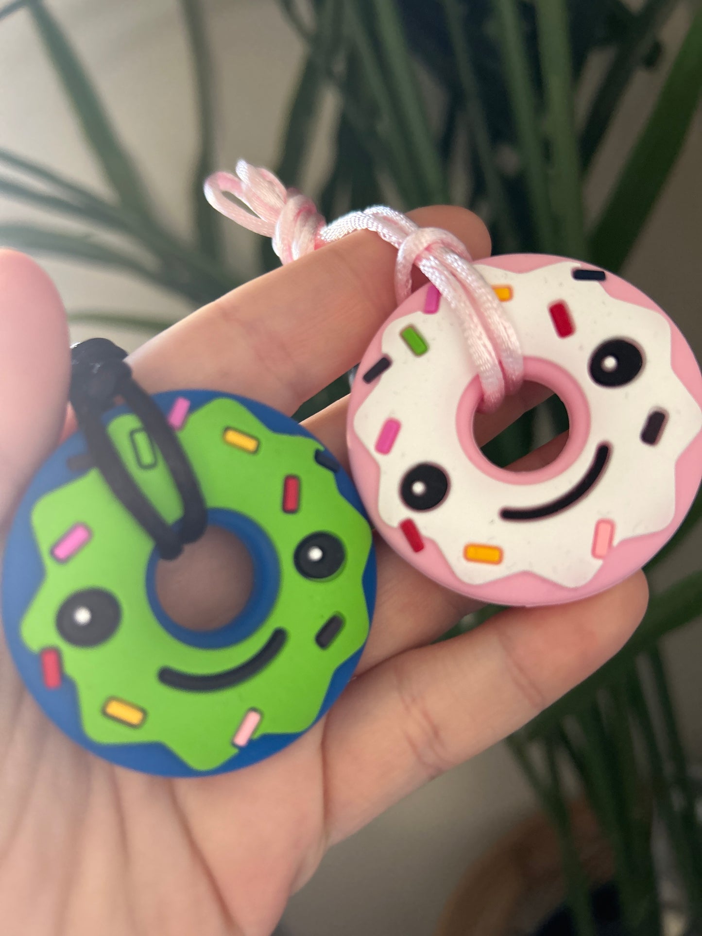 Donut sensory chewy necklaces, for anxiety and stress
