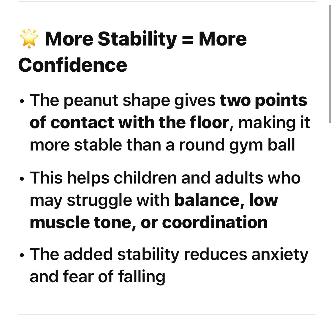 Peanut ball with pump
