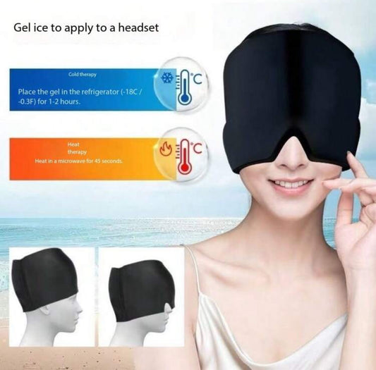 Cold/Hot therapy caps for migraines