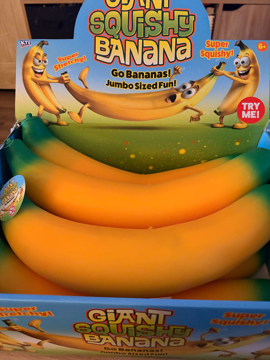 Giant squishy foam/dough filled banana