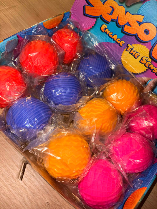 double colour squishy sensory balls
