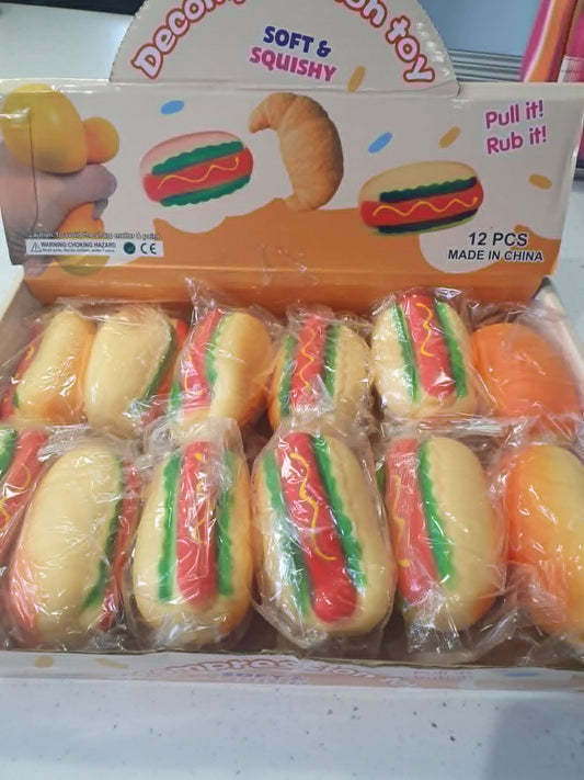 Hotdog soft squishy toy