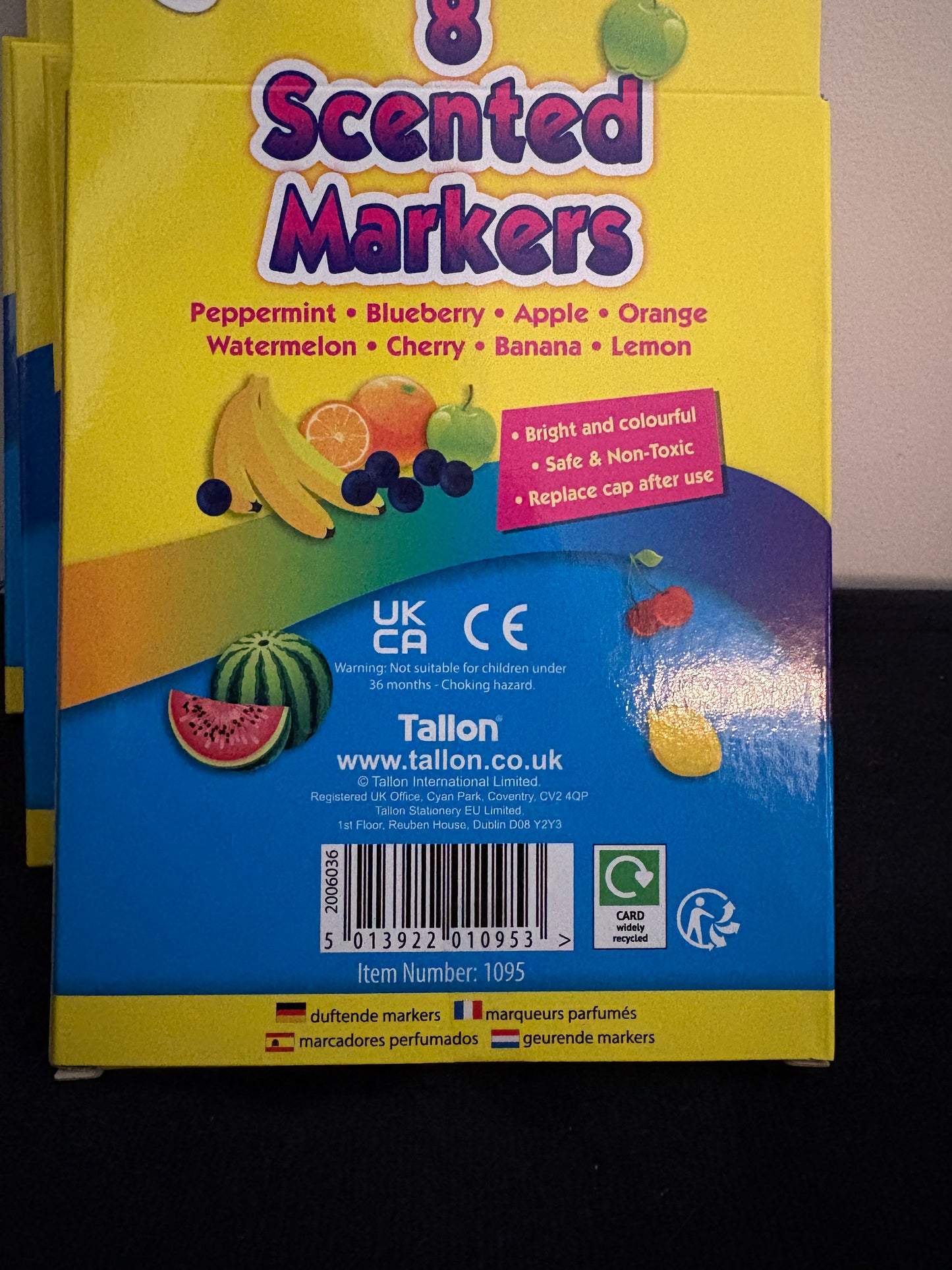 Pack of 8 scented markers