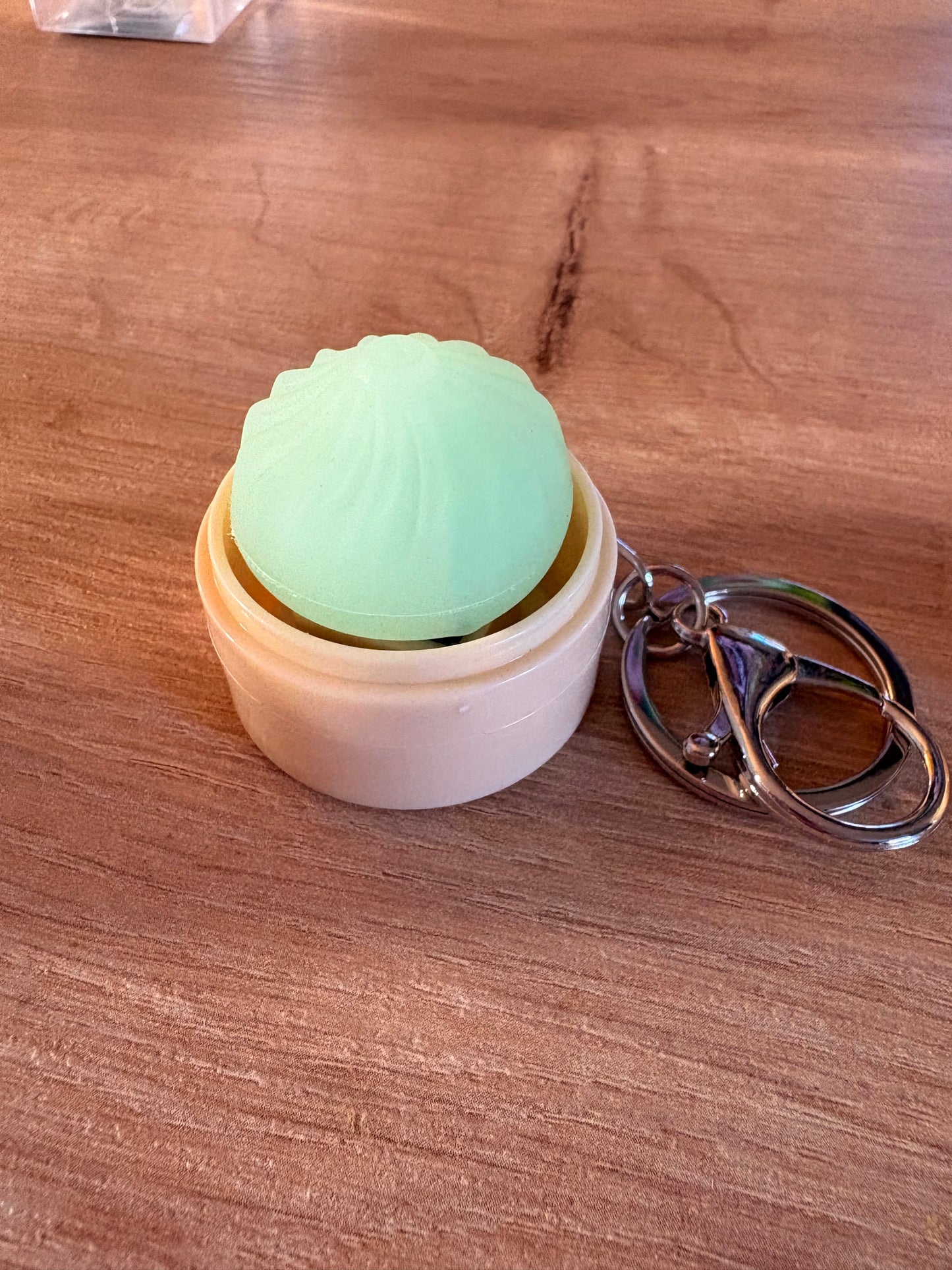 Light up dumpling clicker keyring