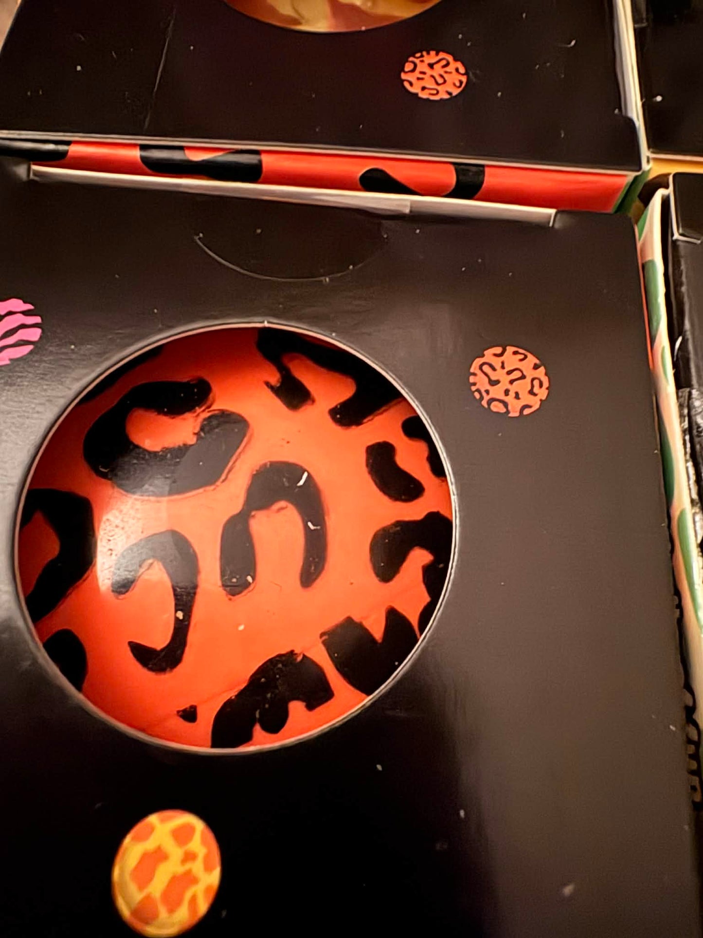 Neon safari squish ball