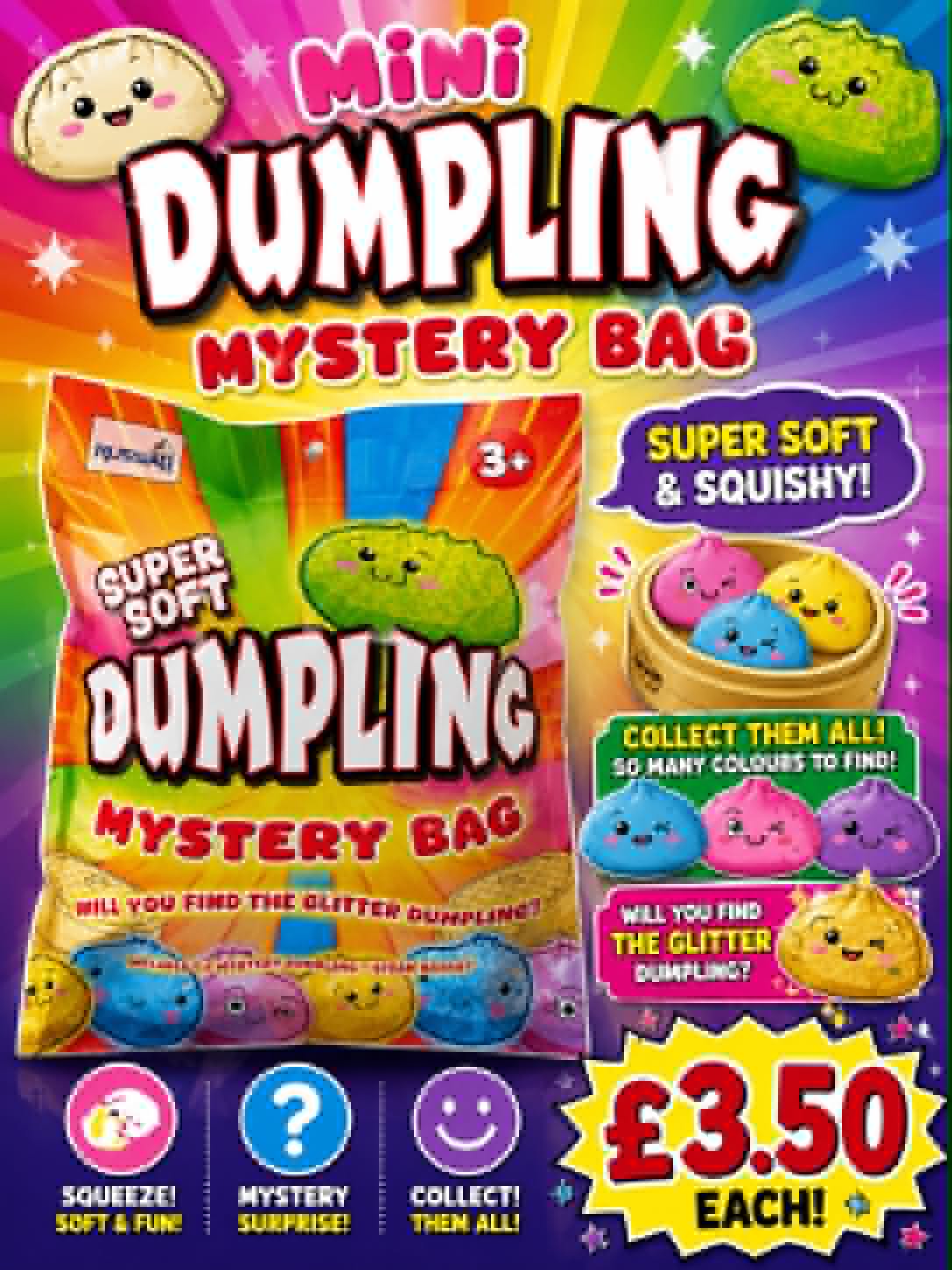 Mystery mini dumpling bag