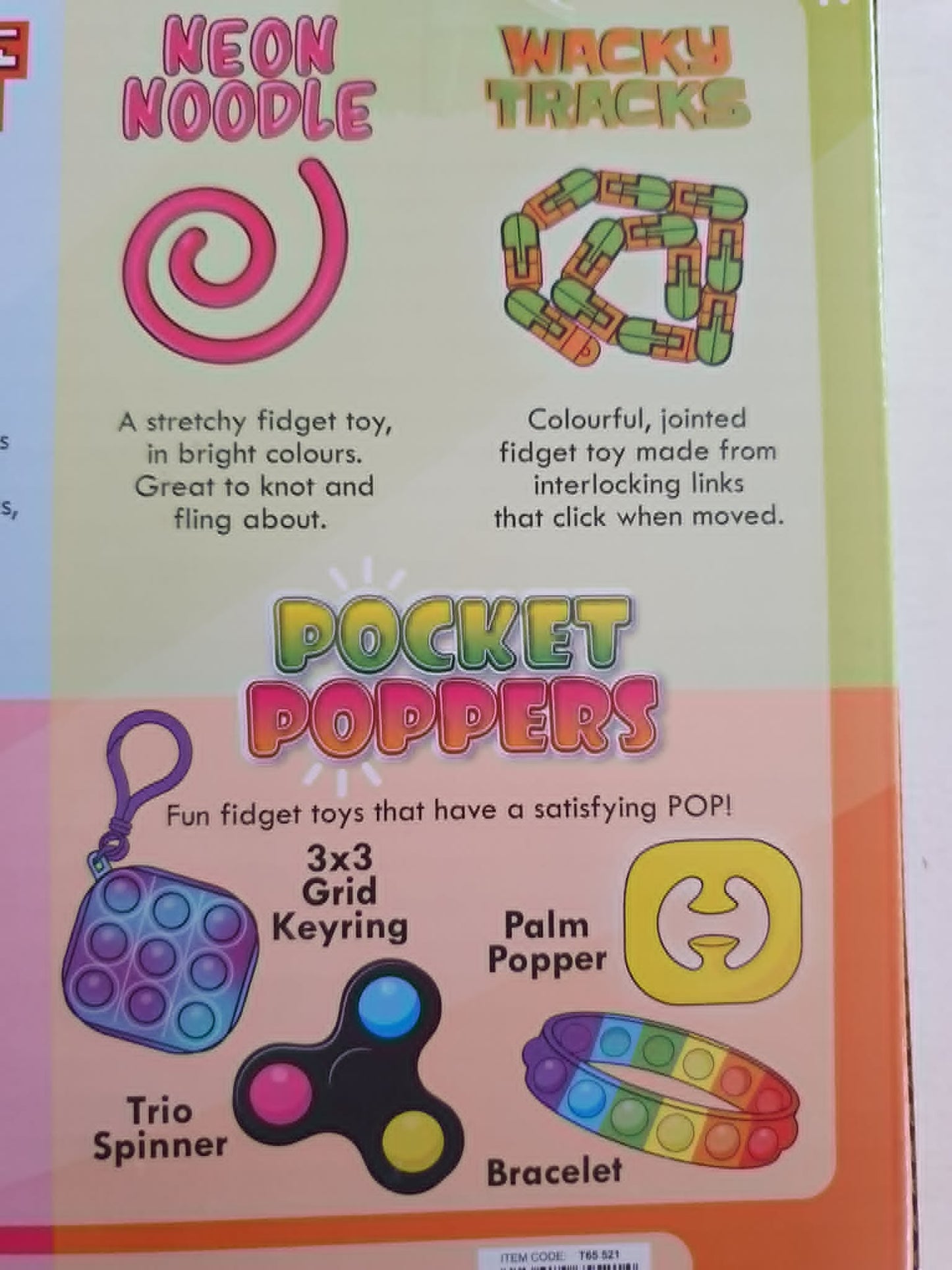 Henbrandt, Fidget Box,  a 10 fidget box of fun toys for kids
