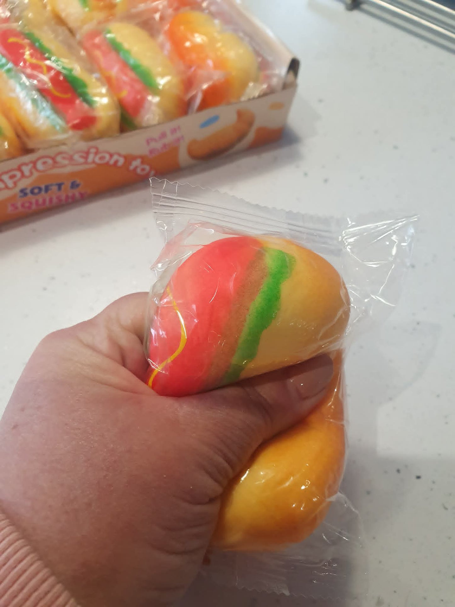 Hotdog soft squishy toy