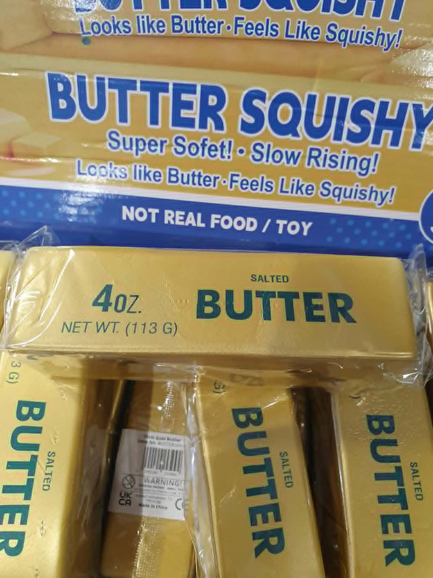 Small Gold all foam slow rise butter squishy