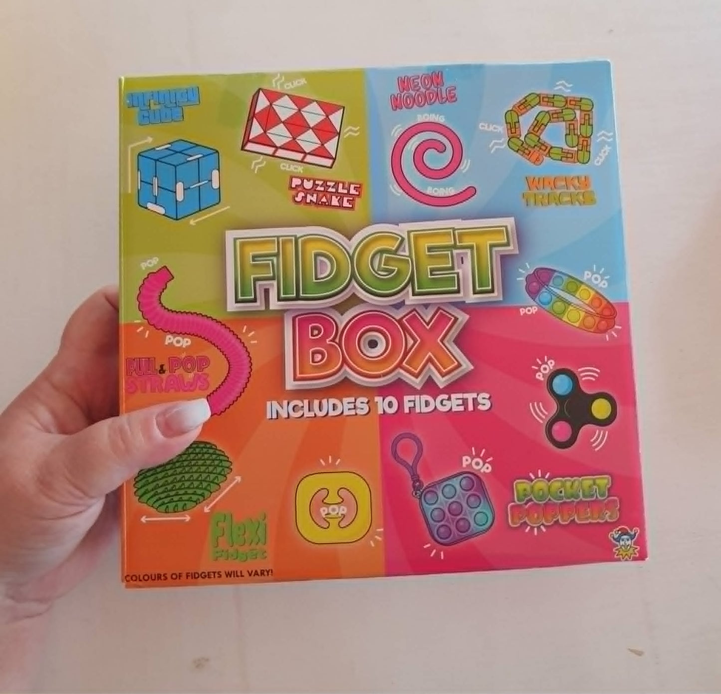 Henbrandt, Fidget Box,  a 10 fidget box of fun toys for kids