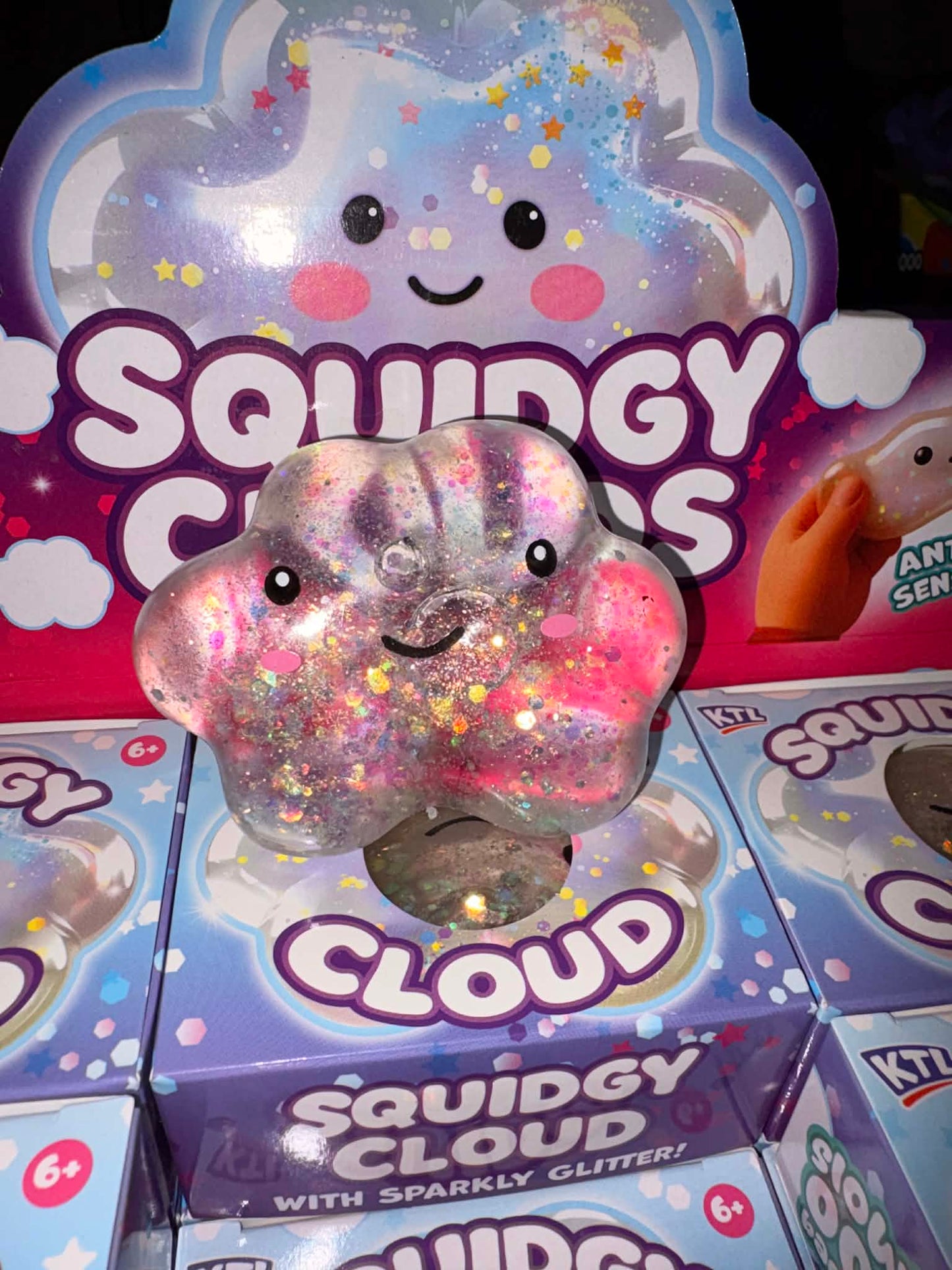 squishy clouds fidget, sensory toy
