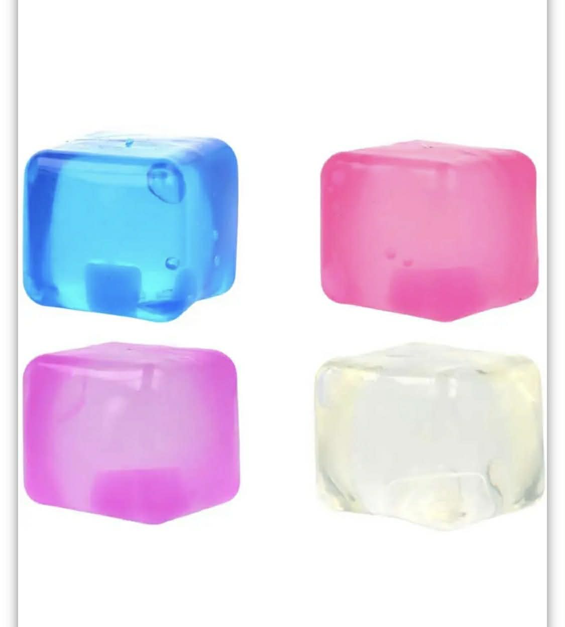 Squeezy Ice Cube, sensory, fidget squeezable toy