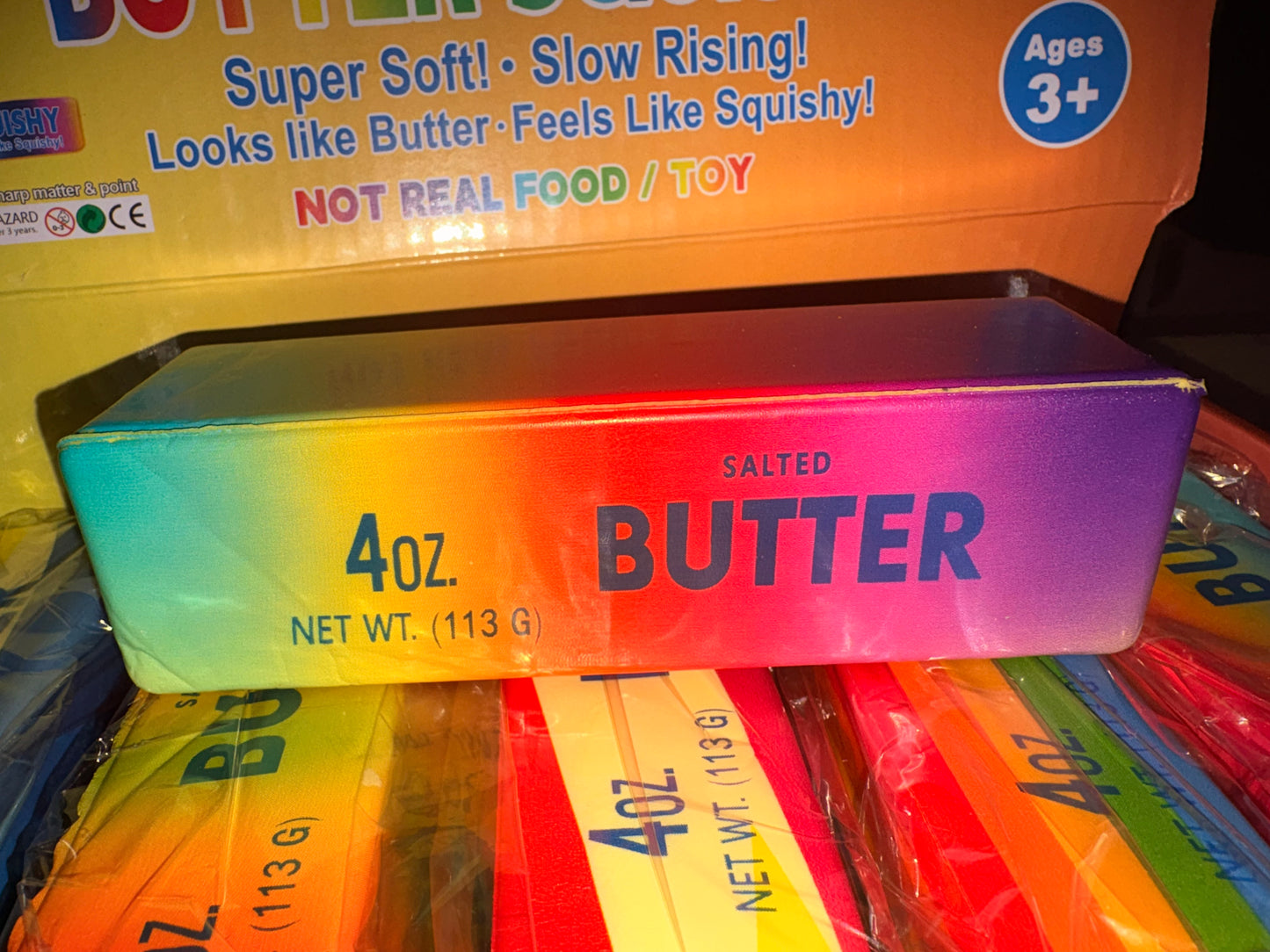 Rainbow slow rise butter squishy