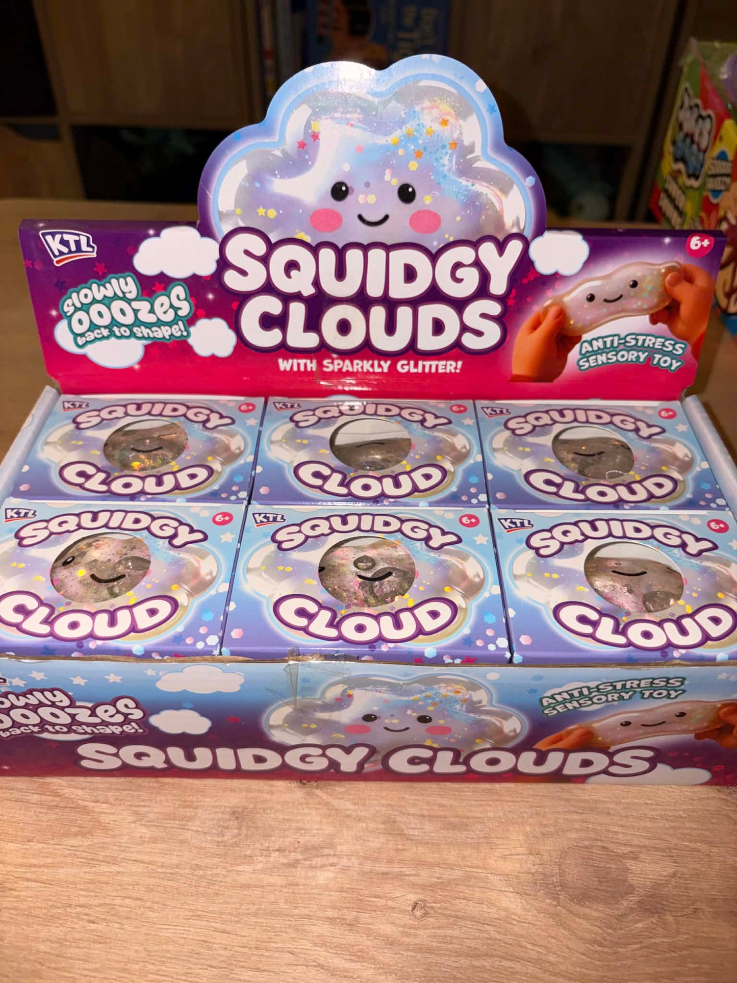 squishy clouds fidget, sensory toy