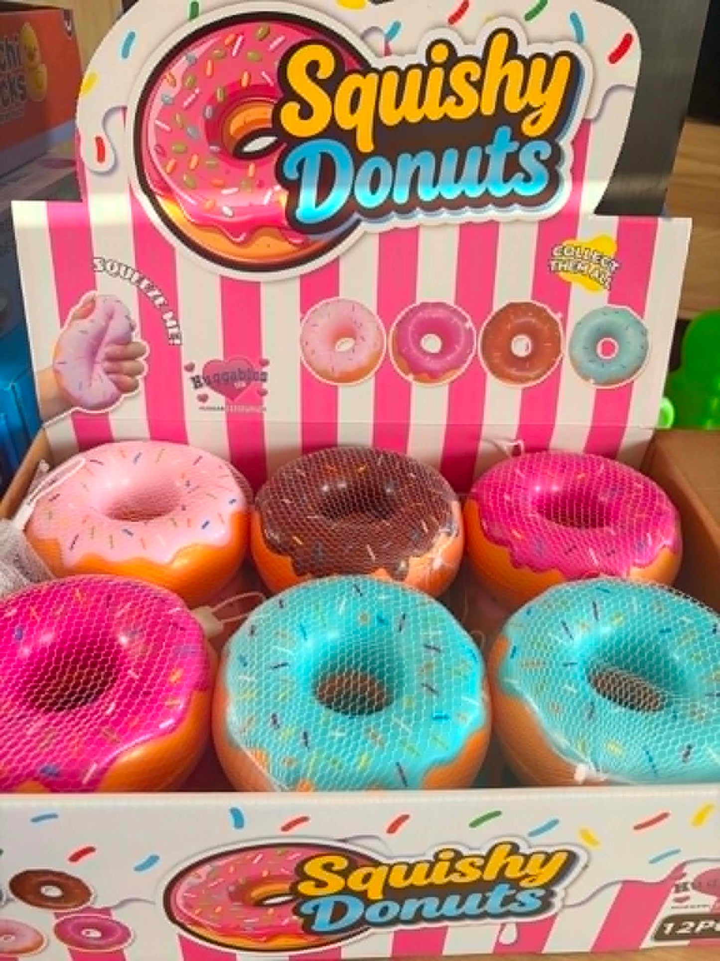 Scented squishy donuts, sensory toy
