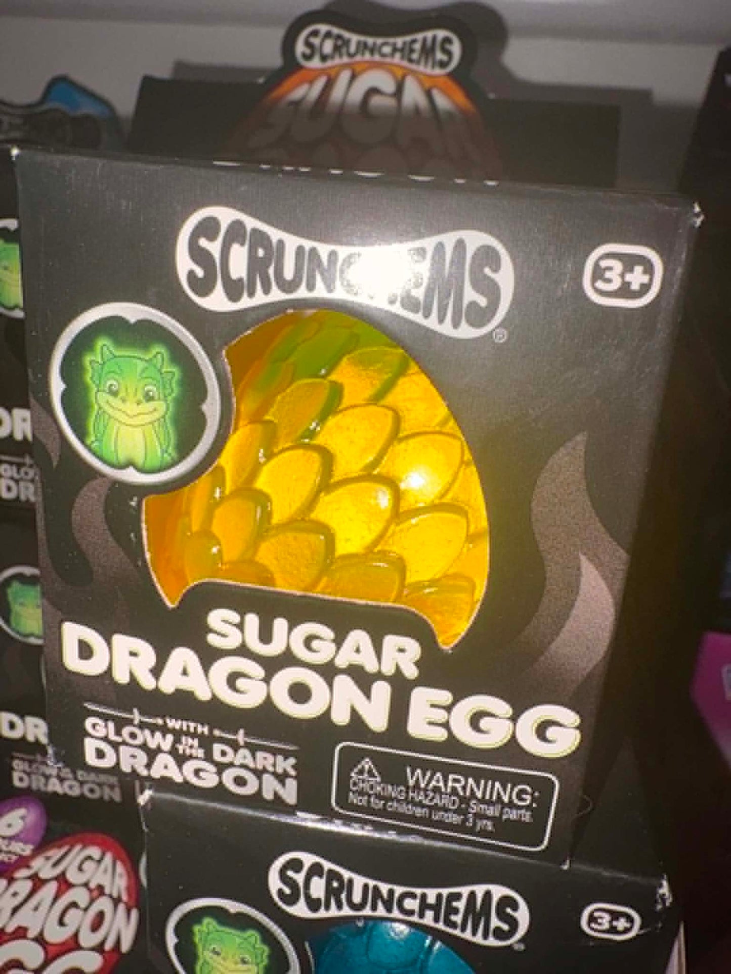 Scrunchems, Glow In The Dark Dragon Eggs, squishy toy for kids