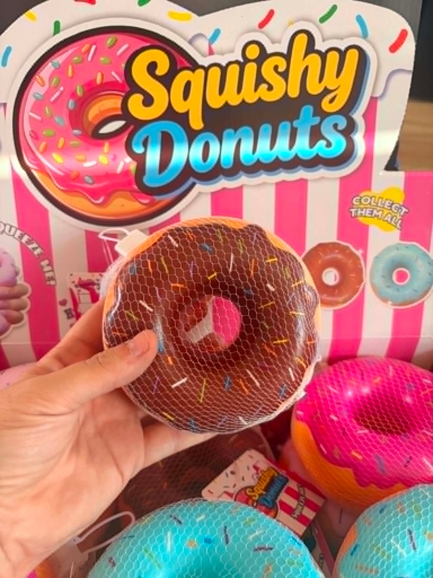 Scented squishy donuts, sensory toy