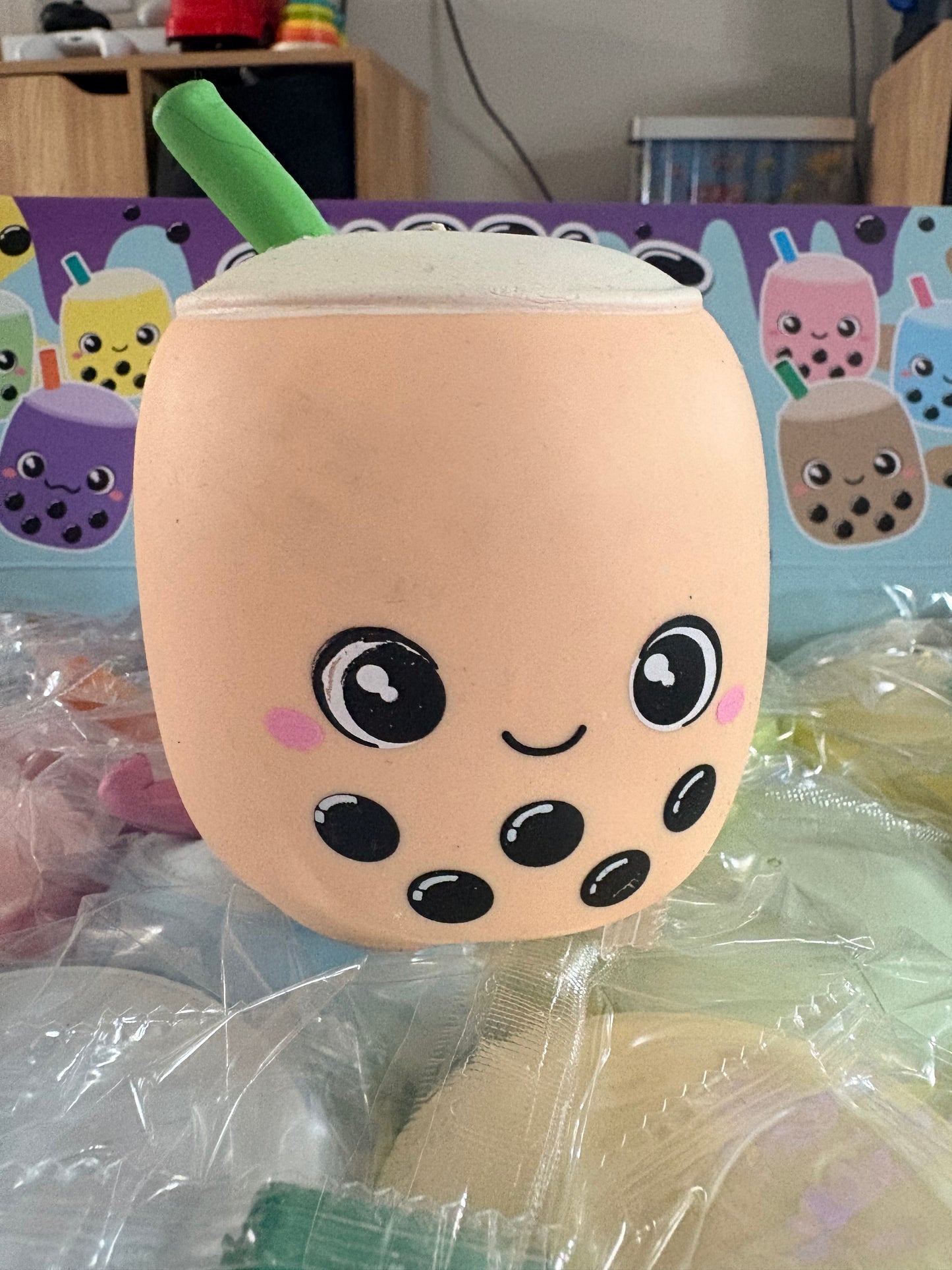 Large squishy bubble tea