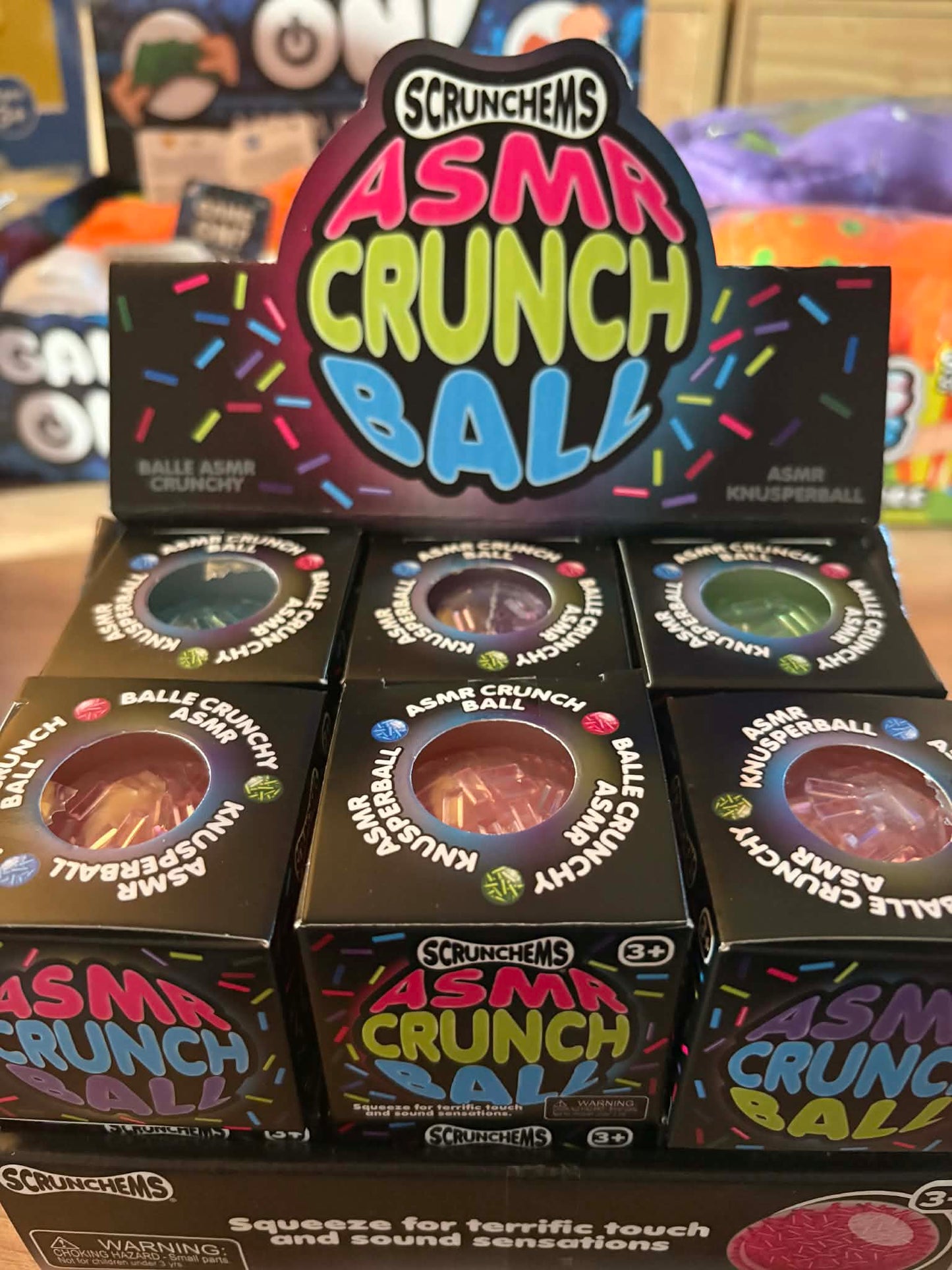 ASMR crunch balls