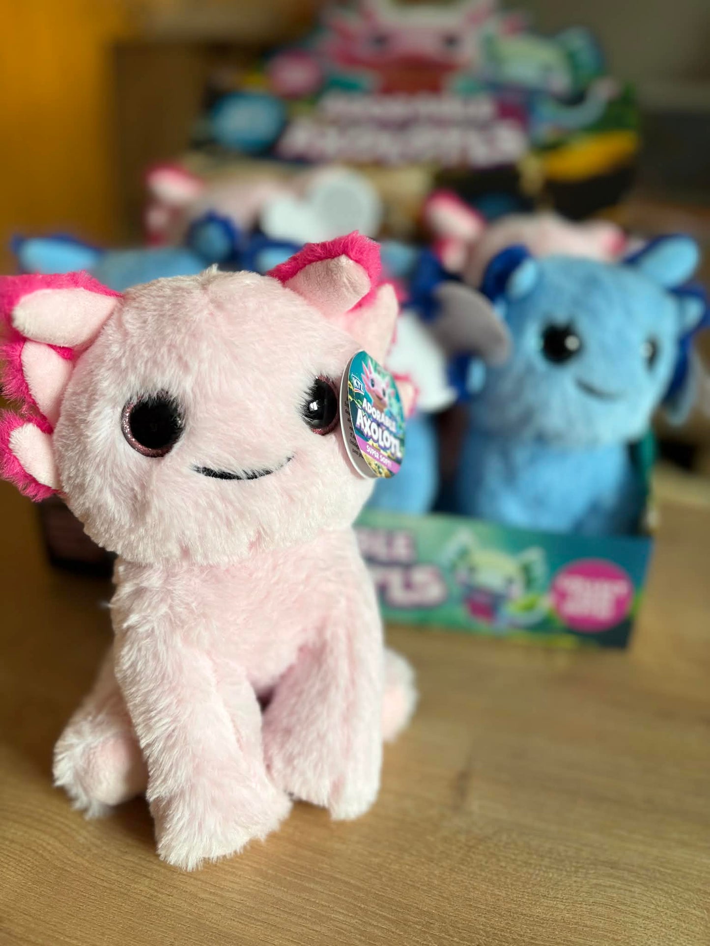 Axolotl cute plush teddy