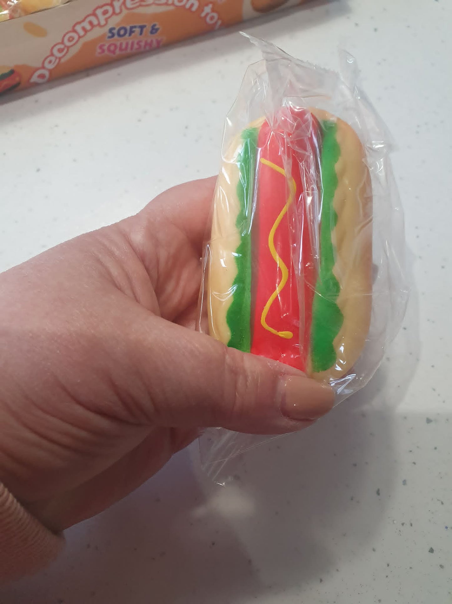 Hotdog soft squishy toy