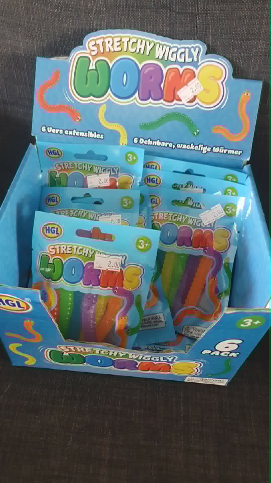 Worms stretchy squishy toy