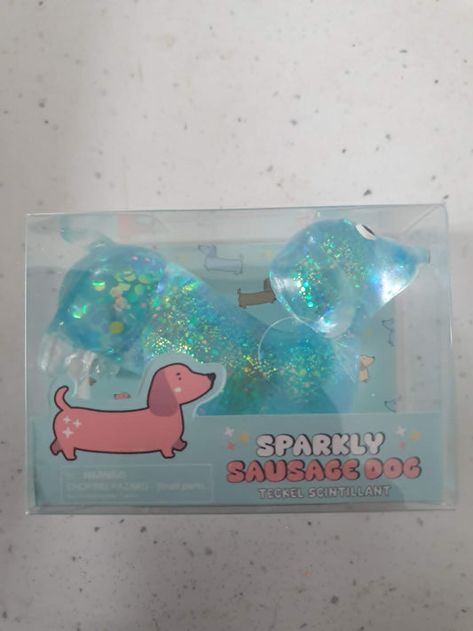Sausage Dog glitter sugar maltose squishy