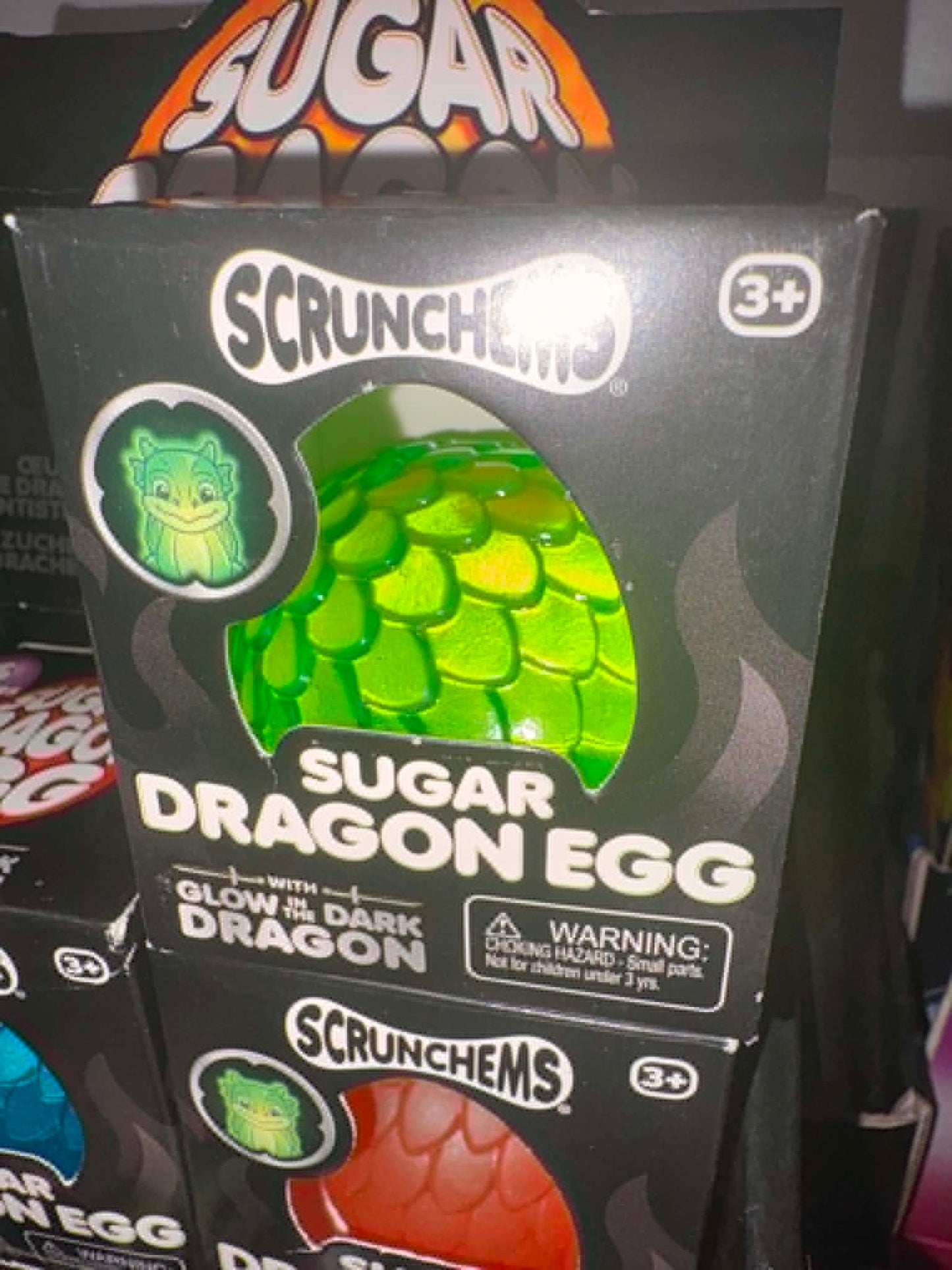 Scrunchems, Glow In The Dark Dragon Eggs, squishy toy for kids
