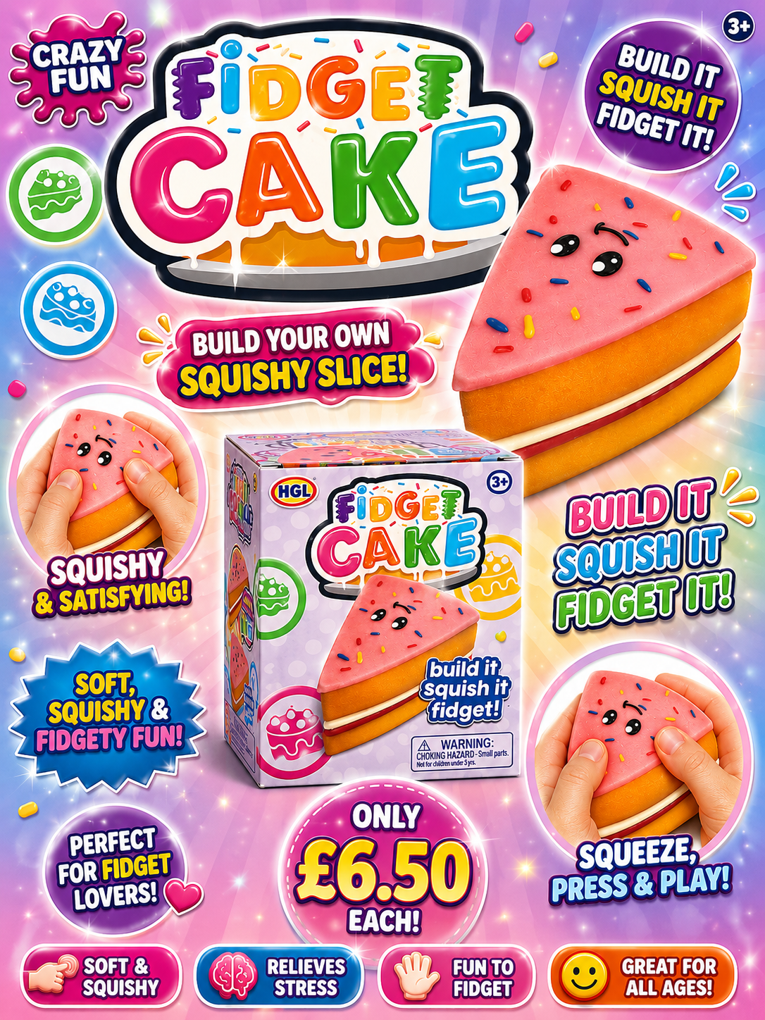 Squishy build your own cake