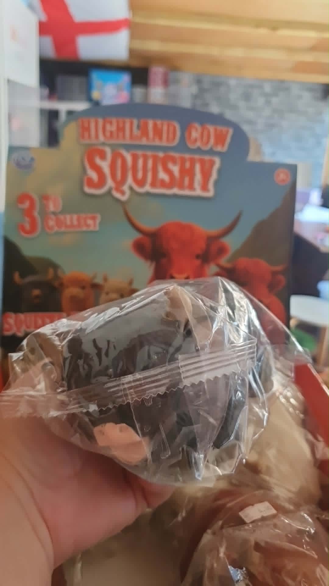 Highland cow squishy toy, adorable cute collectable