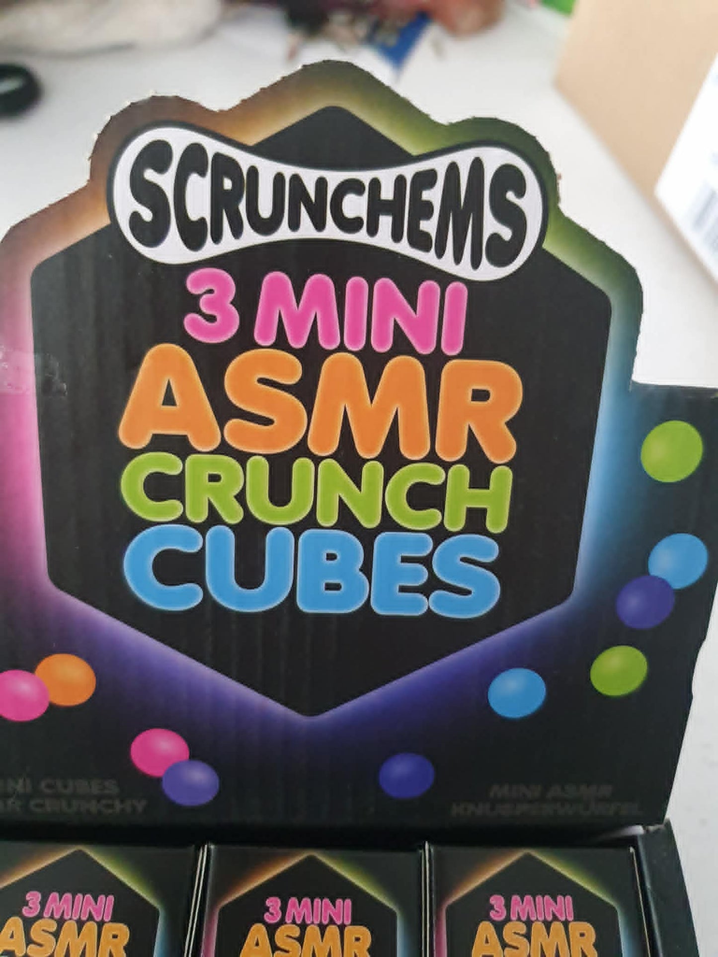 ASMR crunch cubes 3 pack