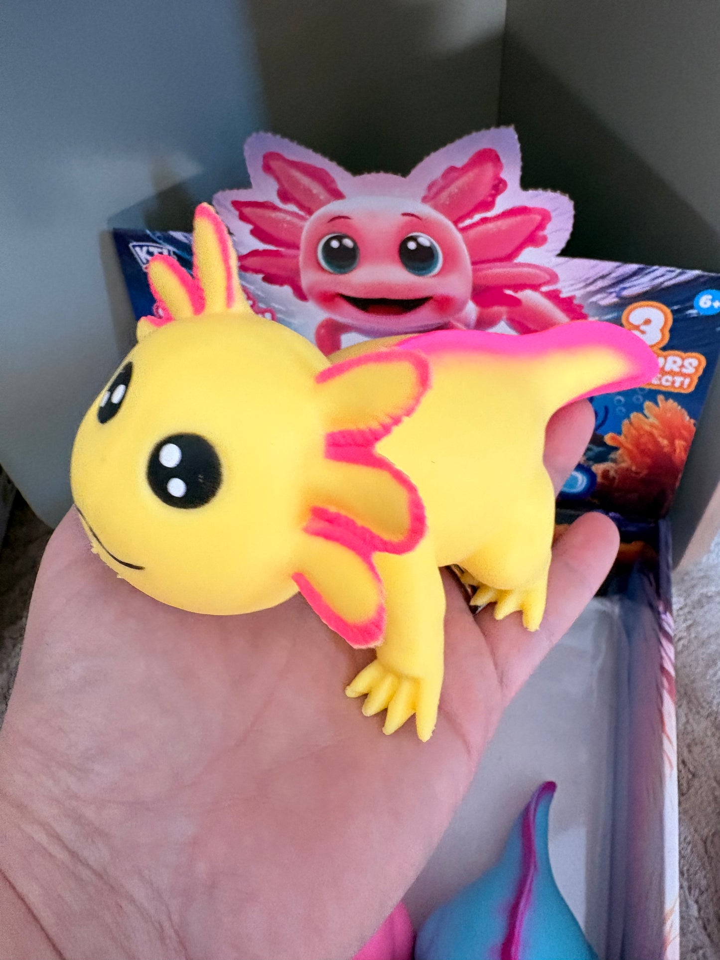 Large squishy axolotl