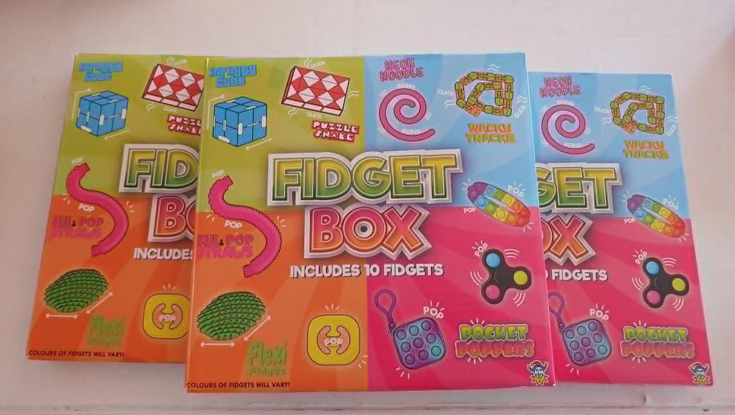 Henbrandt, Fidget Box,  a 10 fidget box of fun toys for kids