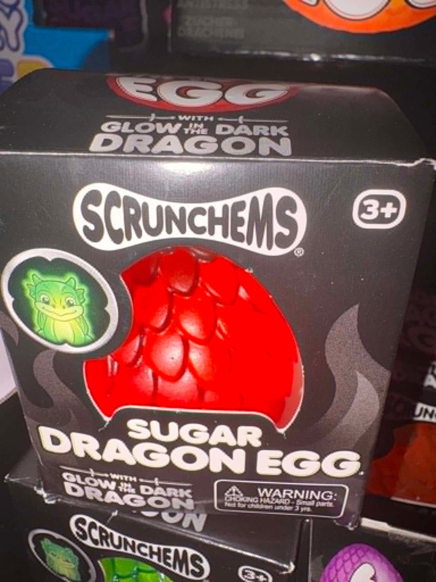 Scrunchems, Glow In The Dark Dragon Eggs, squishy toy for kids