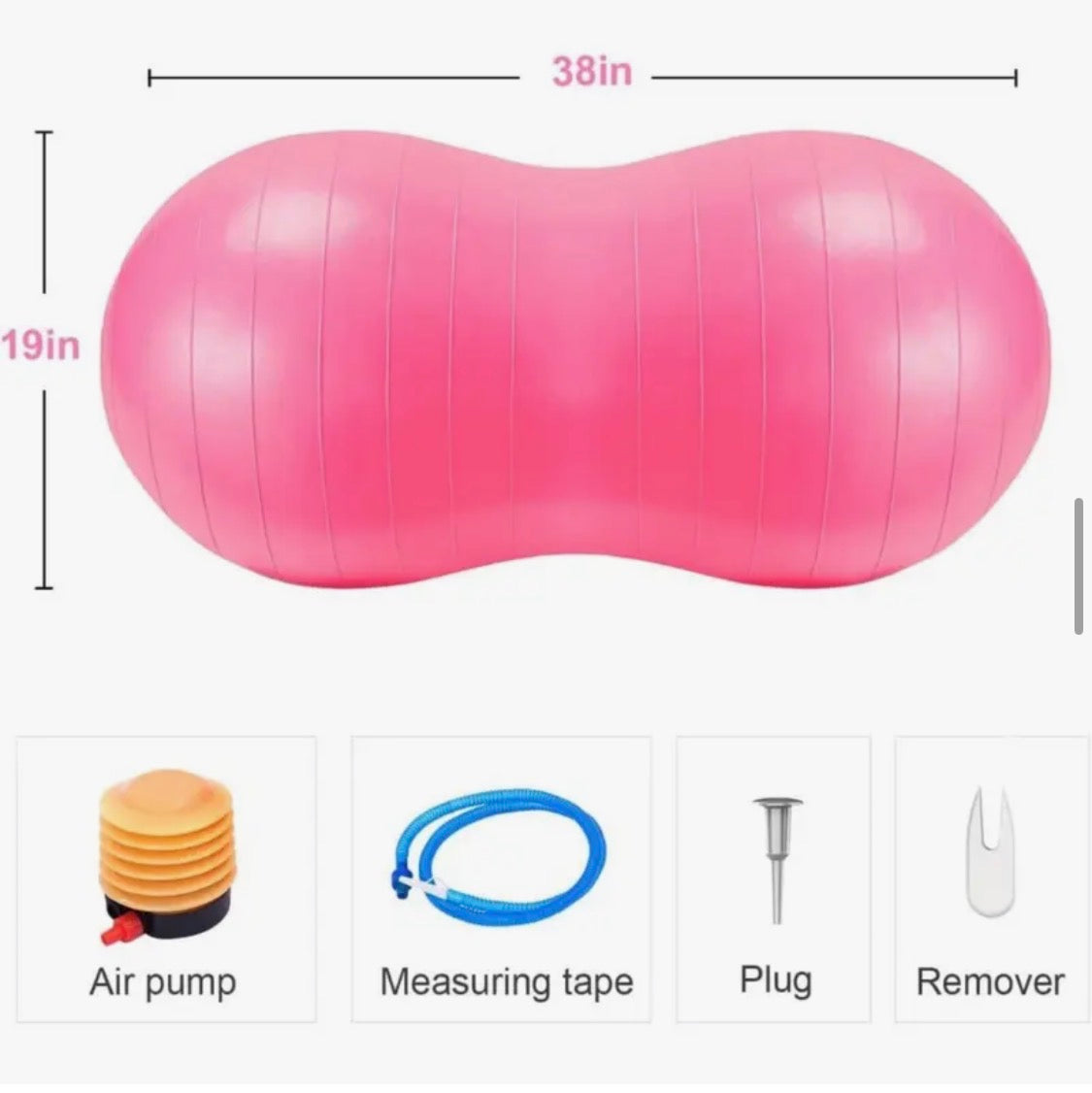 Peanut ball with pump