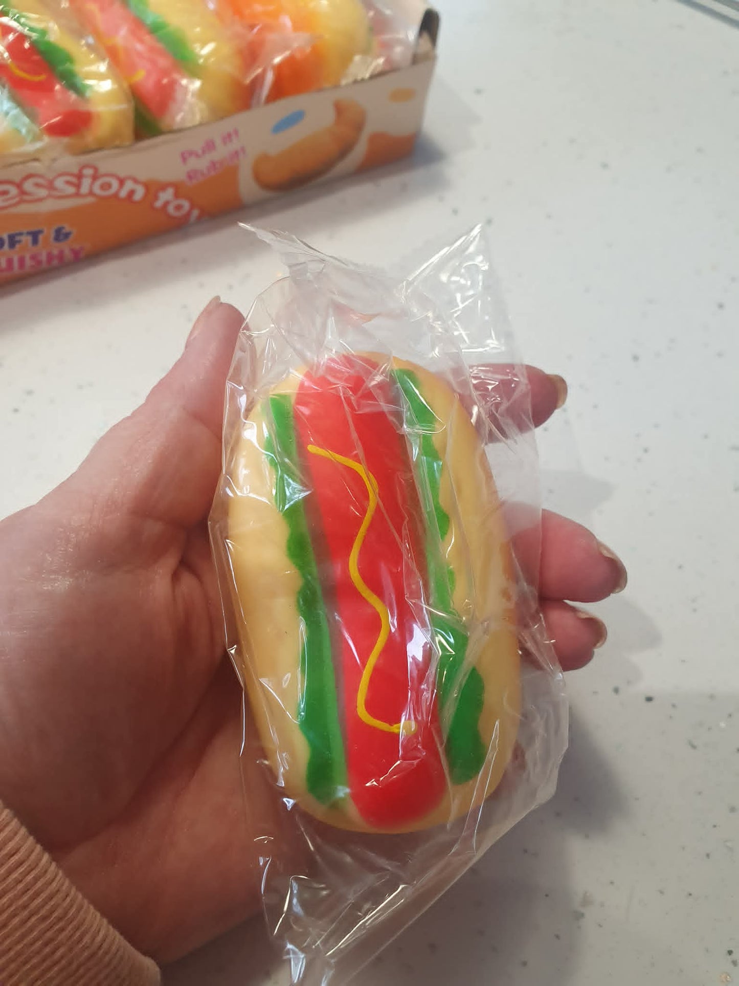 Hotdog soft squishy toy