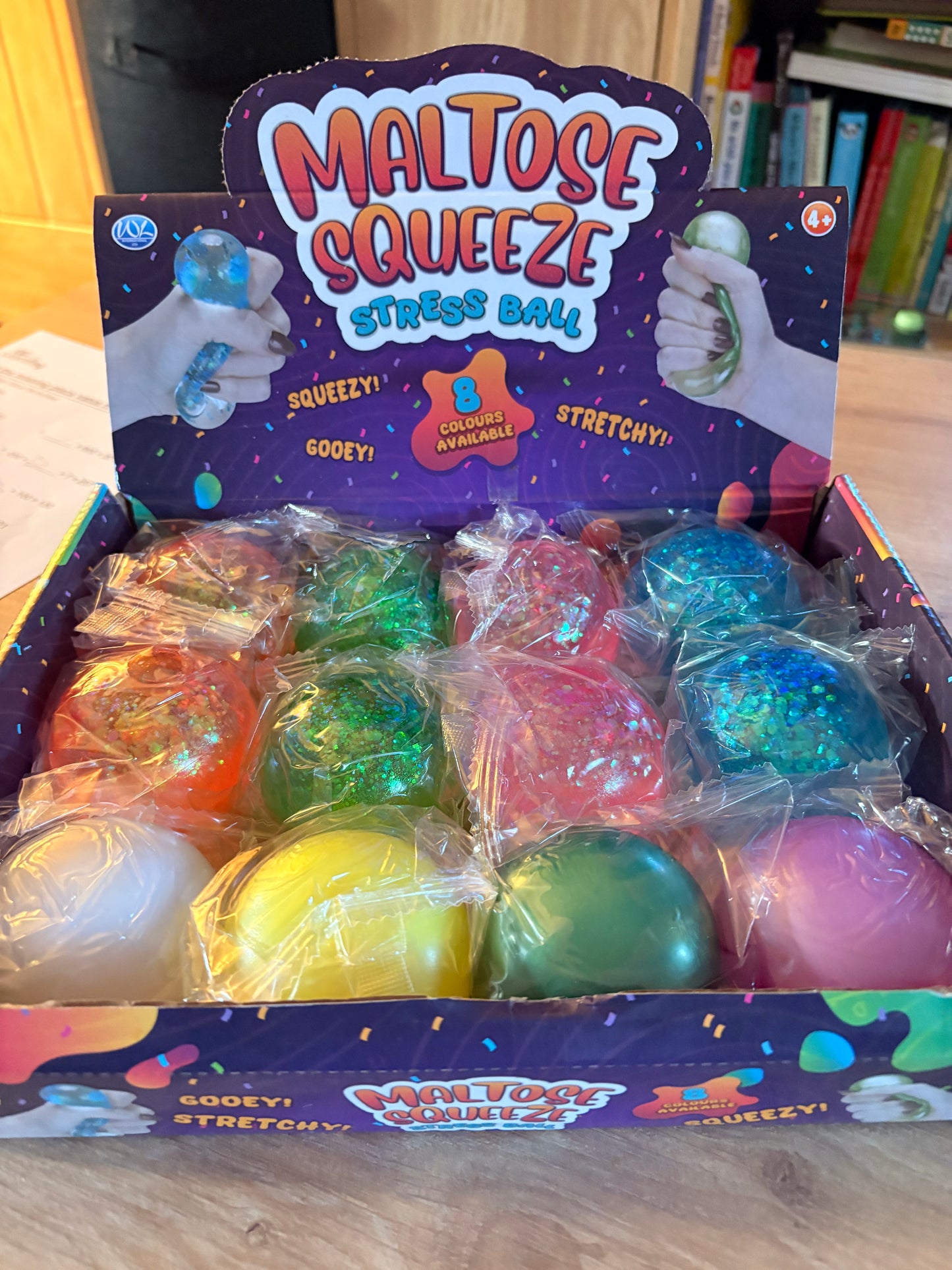 Sugar maltose stress balls, great for those with anxiety or just for fun