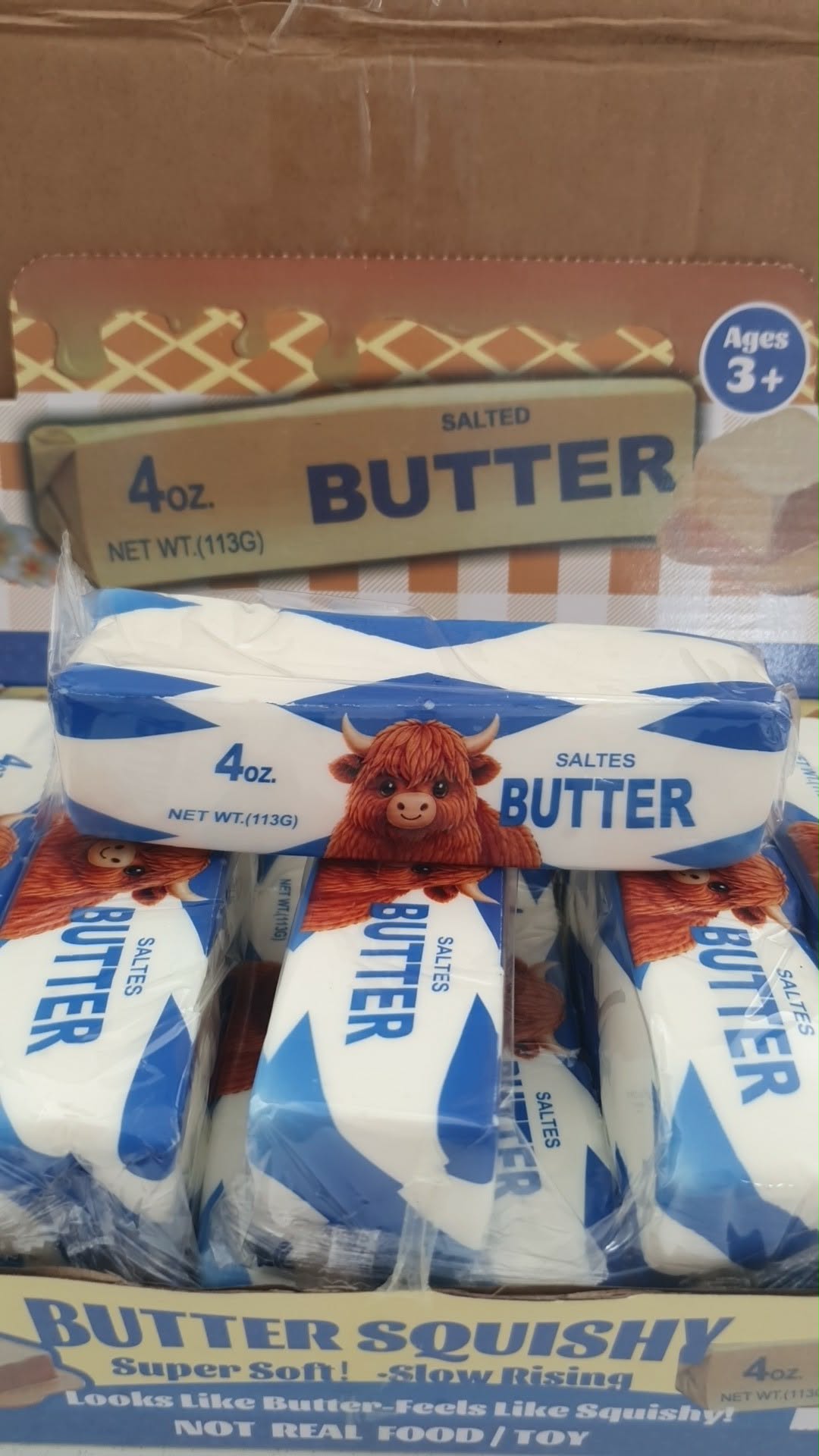 Small Squishy slow rise Scotland butter