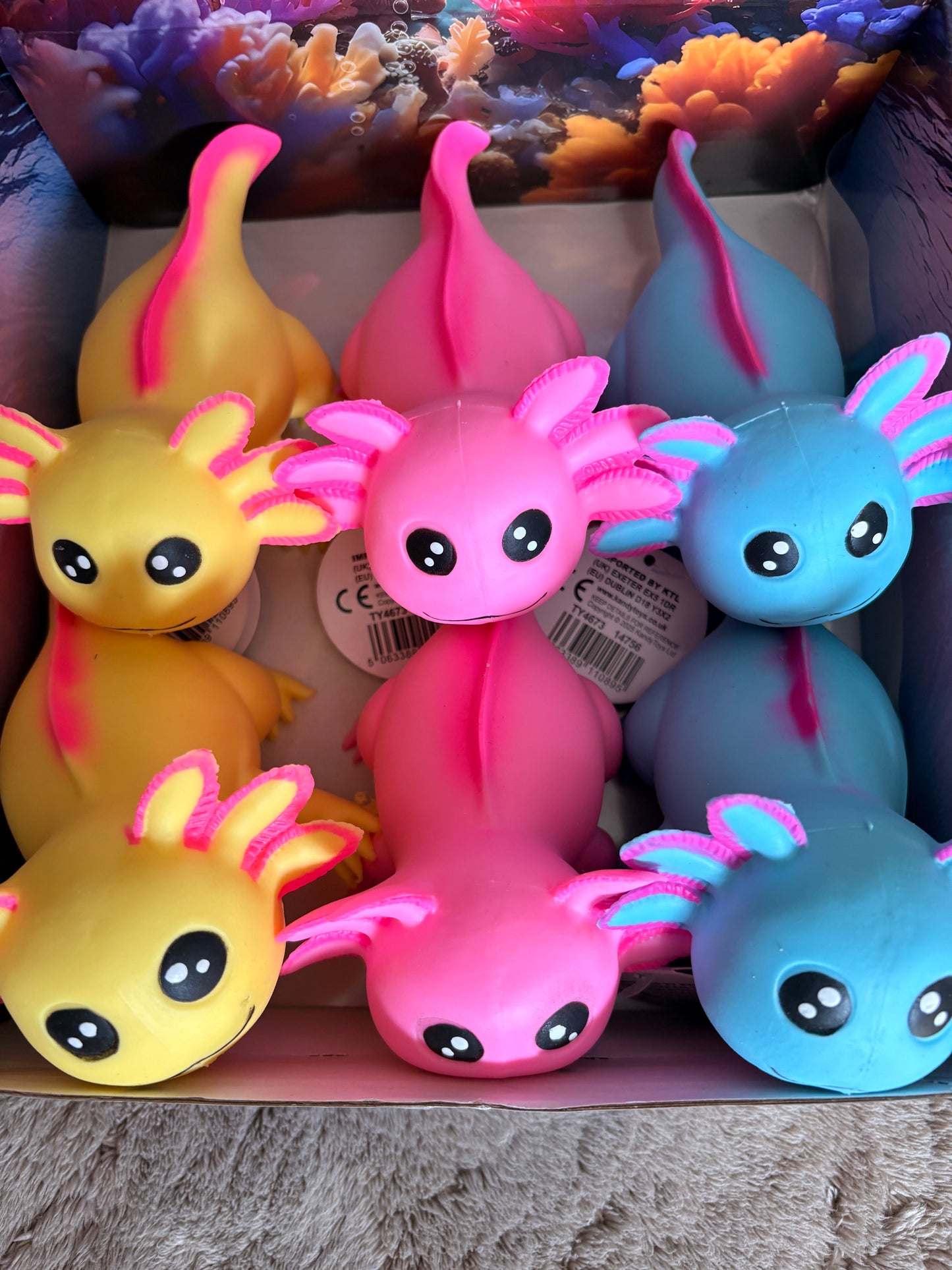 Large squishy axolotl