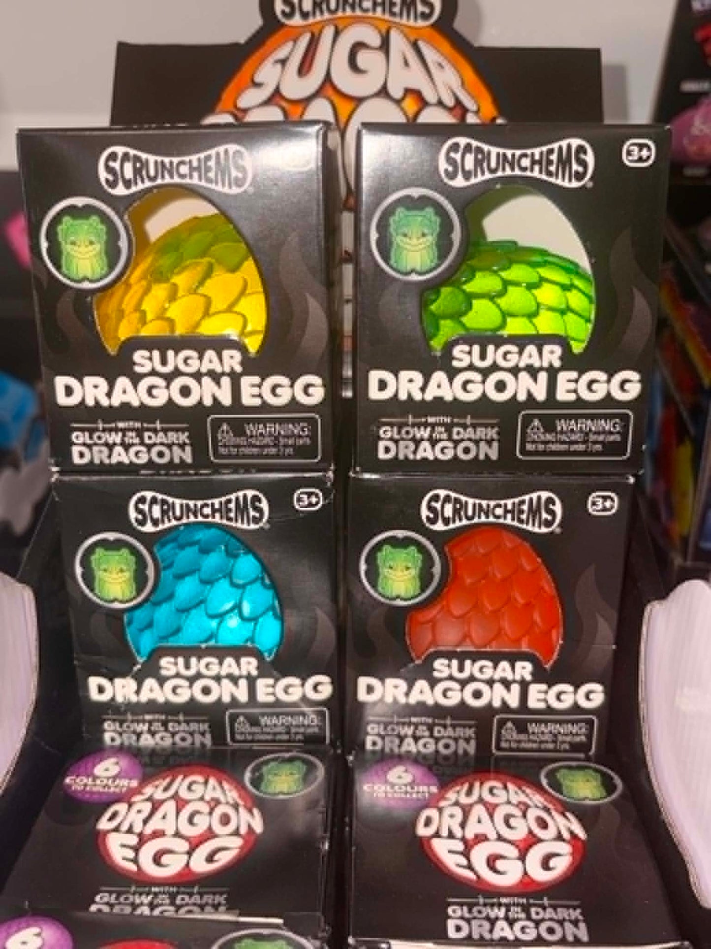 Scrunchems, Glow In The Dark Dragon Eggs, squishy toy for kids