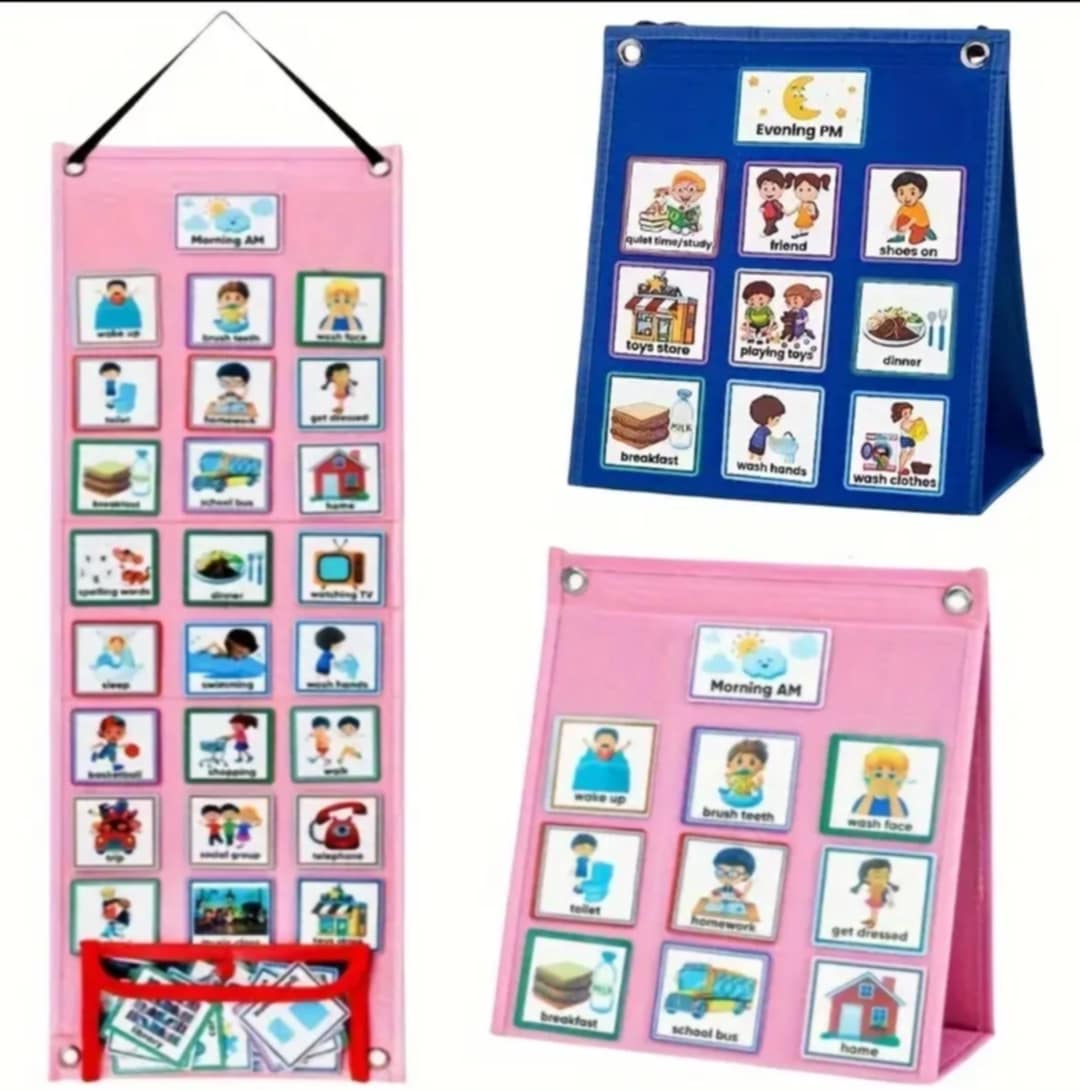 Visual aid PEC boards (Daily Routine)