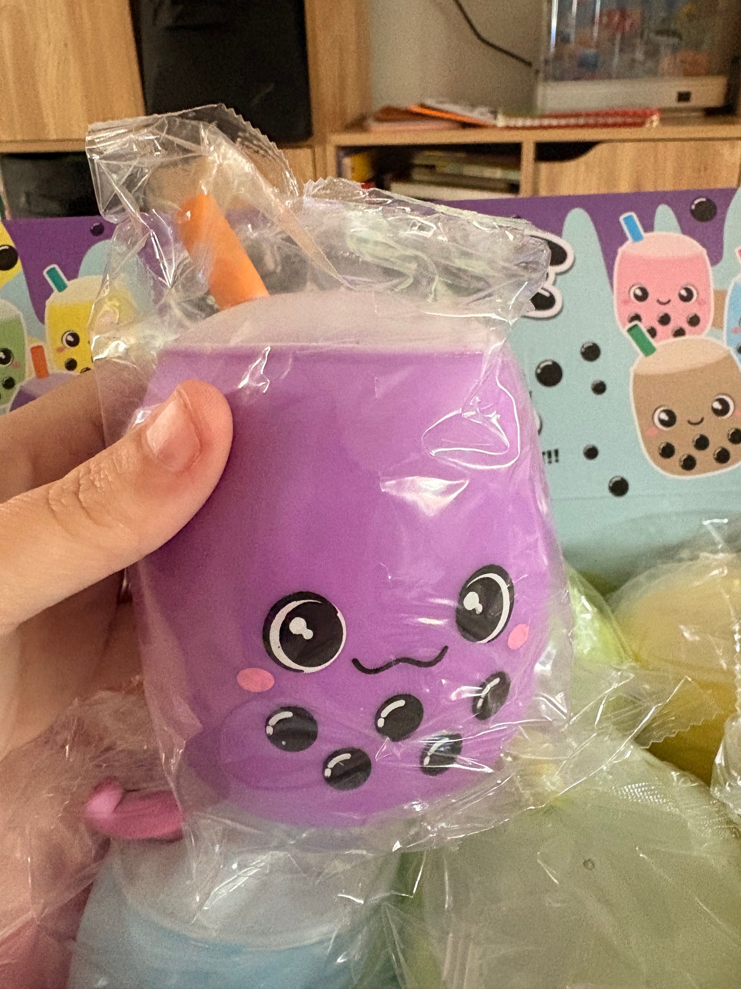 Large squishy bubble tea