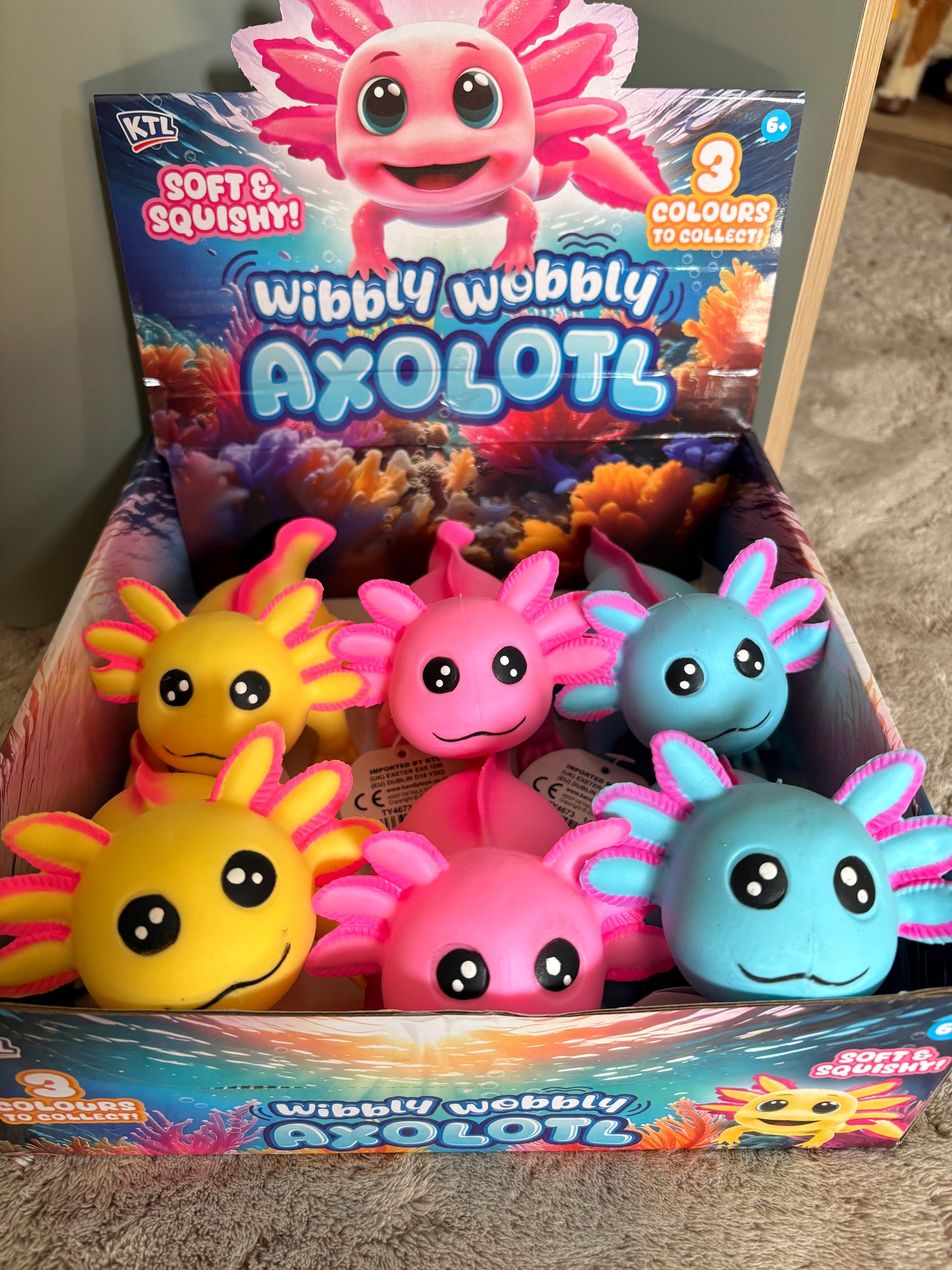 Large squishy axolotl