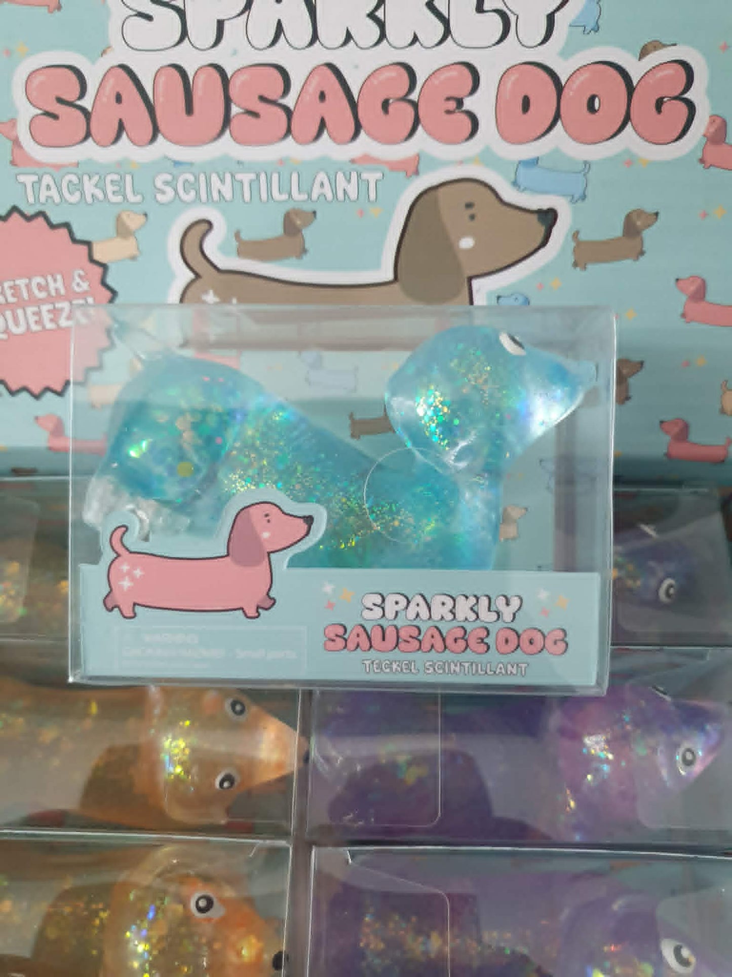 Sausage Dog glitter sugar maltose squishy